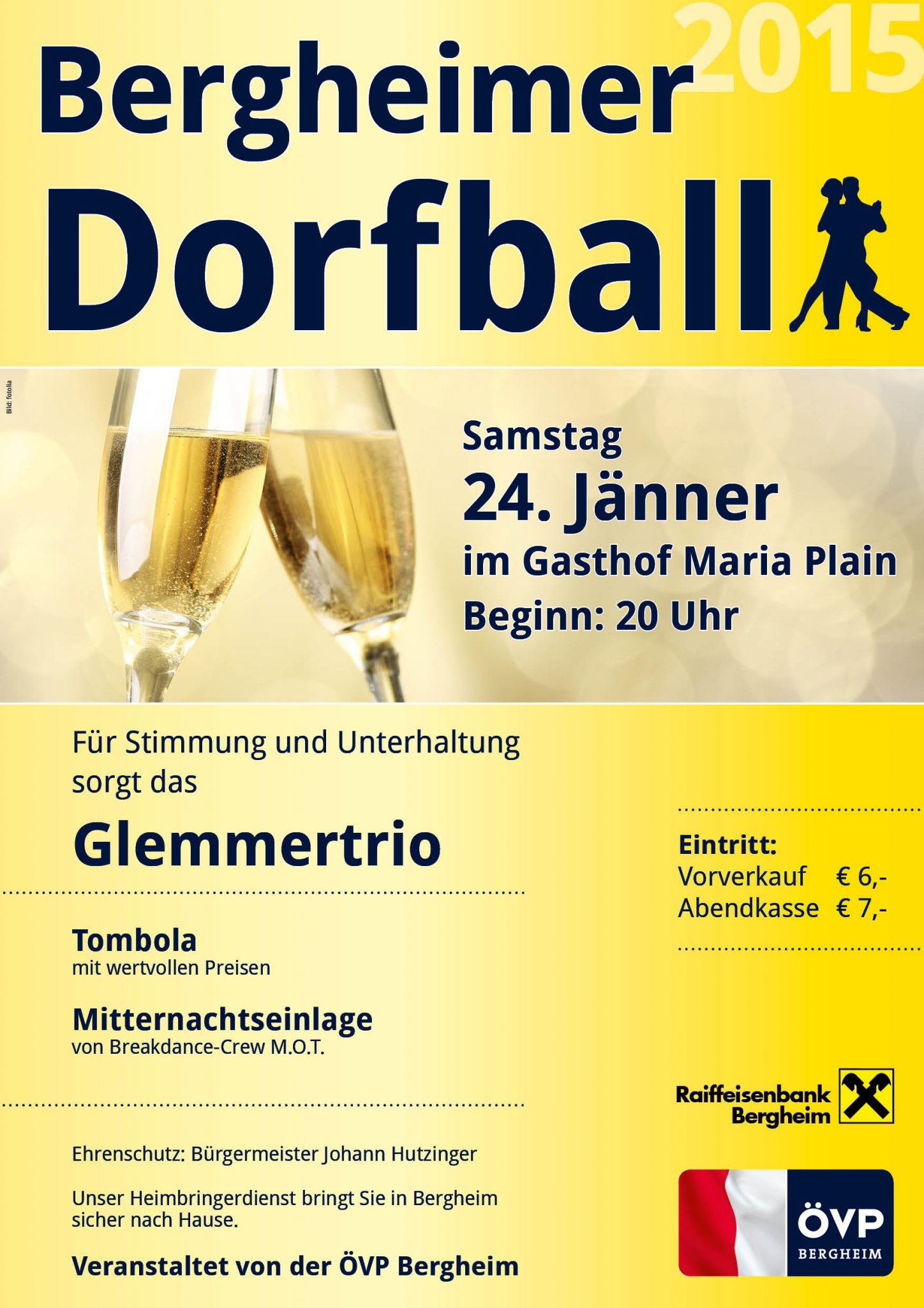 Read more about the article Samstag, 24. Jänner 2015, Dorfball der ÖVP Bergheim