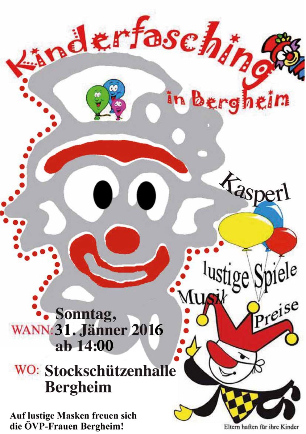 Read more about the article Kinderfasching in der Stockschützenhalle Bergheim