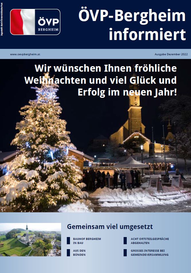 Neue ÖVP-Zeitung online